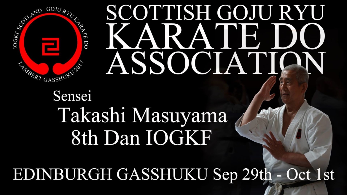 Sensei Masuyama – Edinburgh 2017